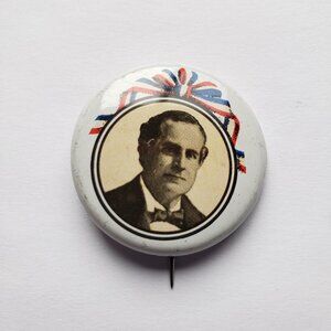 William Jennings Bryan 1900 Political Pinback Button Pin